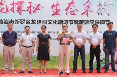“寻龙探秘 生态采摘” 2019年龙岩市新罗区龙硿洞文化旅游节暨芙蓉李采摘节隆重举行